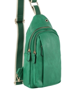 Fashion Strap Sling Bag Backpack JYM-0433 KELLY GREEN